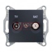 SDN3401670 Zásuvka TV/SAT koncová 1dB, graphite
