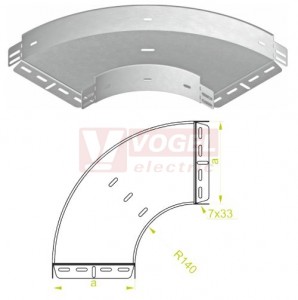Koleno ploché 90° 300x 42 KKPJ300H42, plné, oblý roh, tl.1,0mm (140514)