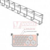 Žlab drátěný  50x100 MERKUR 2 50/100-G "ŽZ" žárový zinek  - vzdálenost podpěr cca 2,0m (ARK - 221310)