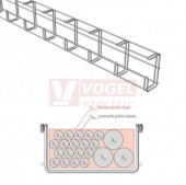 Žlab drátěný  50x100 MERKUR 2 50/100-G "ŽZ" žárový zinek  - vzdálenost podpěr cca 2,0m (ARK - 221310)