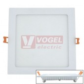 Svítidlo LED podhledové 21W 220-240V (Toro S21), čtvercové, 1600lm, 4000K neutrální bílá, úhel vyzař. 120°, živ. 50 000h, IP20, tělo hliník, barva bílá, difuzor sklo opálové, rozměr 225x225x25mm, náhrada za 2x18W (412.008.33.0)