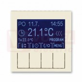 3292H-A10301 17 Termostat univerzální programovatelný (ovládací jednotka); slonová kost/bílá - Levit, Levit M