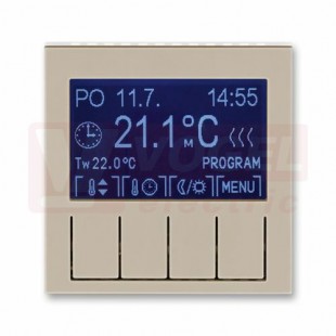 3292H-A10301 18 Termostat univerzální programovatelný (ovládací jednotka); macchiato/bílá - Levit, Levit M