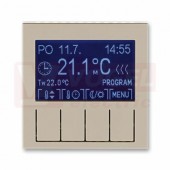 3292H-A10301 18 Termostat univerzální programovatelný (ovládací jednotka); macchiato/bílá - Levit, Levit M