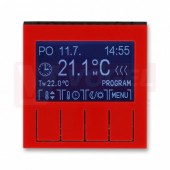 3292H-A10301 65 Termostat univerzální programovatelný (ovládací jednotka); červená/kouř. černá - Levit, Levit M