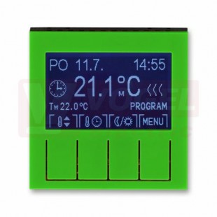 3292H-A10301 67 Termostat univerzální programovatelný (ovládací jednotka); zelená/kouř. černá - Levit, Levit M