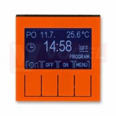 3292H-A20301 66 Hodiny spínací programovatelné (ovládací jednotka); oranžová/kouř. černá - Levit, Levit M