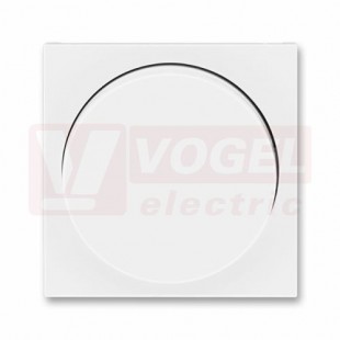 3294H-A00123 03 Kryt stmívače s otočným ovladačem, s upevňovací maticí; bílá/bílá - Levit, Levit M