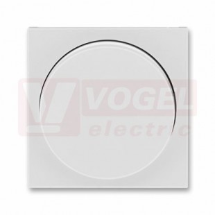 3294H-A00123 16 Kryt stmívače s otočným ovladačem, s upevňovací maticí; šedá/bílá - Levit, Levit M
