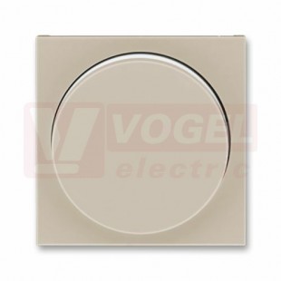 3294H-A00123 18 Kryt stmívače s otočným ovladačem, s upevňovací maticí; macchiato/bílá - Levit, Levit M