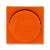 3294H-A00123 66 Kryt stmívače s otočným ovladačem, s upevňovací maticí; oranžová/kouř. černá - Levit, Levit M