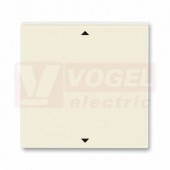 3299H-A00110 17 Kryt spínače žaluziového Busch-Jalousiecontrol II, s krátkocest. ovl.; slonová kost/bílá - Levit, Levit M