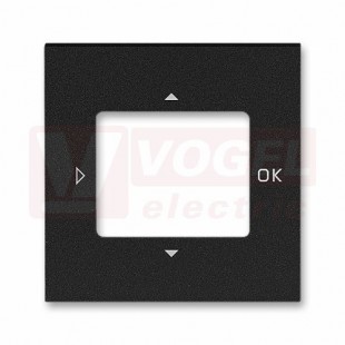 3299H-A40100 63 Kryt časovače nebo ovladače Busch-Timer, snímače kvality vzduchu; onyx - Levit, Levit M