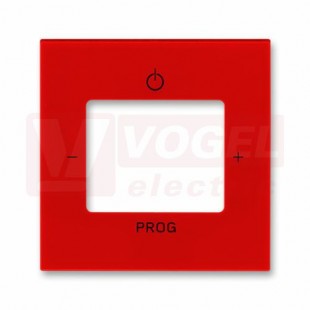 3299H-A40200 65 Kryt zesilovače s tunerem FM nebo internetového rádia Busch-iNet; červená - Levit, Levit M