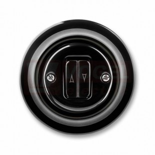 3559K-C88345 N Ovládač žaluziový; černá-porcelán - Decento