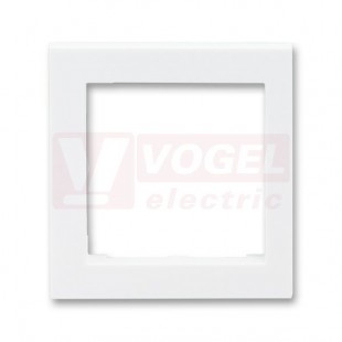 3901H-A00255 03 Kryt rámečku s otvorem 55x55, krajní; bílá - Levit, Levit M