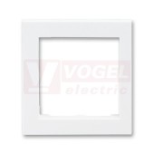 3901H-A00255 03 Kryt rámečku s otvorem 55x55, krajní; bílá - Levit, Levit M