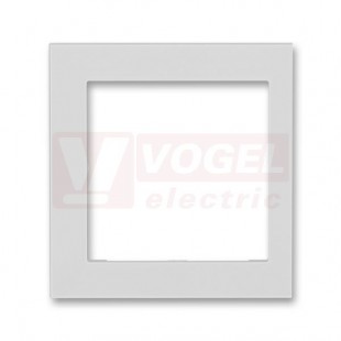 3901H-A00255 16 Kryt rámečku s otvorem 55x55, krajní; šedá - Levit, Levit M