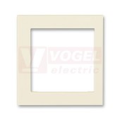 3901H-A00255 17 Kryt rámečku s otvorem 55x55, krajní; slonová kost - Levit, Levit M
