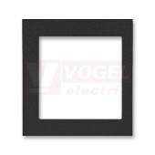 3901H-A00255 63 Kryt rámečku s otvorem 55x55, krajní; onyx - Levit, Levit M