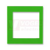 3901H-A00255 67 Kryt rámečku s otvorem 55x55, krajní; zelená - Levit, Levit M