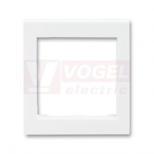 3901H-A00355 03 Kryt rámečku s otvorem 55x55, střední; bílá - Levit, Levit M