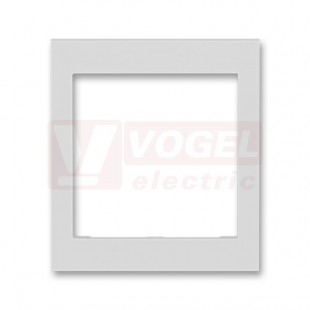 3901H-A00355 16 Kryt rámečku s otvorem 55x55, střední; šedá - Levit, Levit M