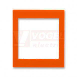 3901H-A00355 66 Kryt rámečku s otvorem 55x55, střední; oranžová - Levit, Levit M