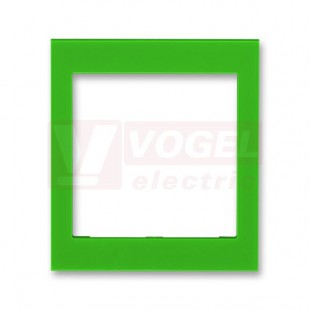 3901H-A00355 67 Kryt rámečku s otvorem 55x55, střední; zelená - Levit, Levit M