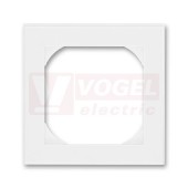 3901H-A05510 03 Rámeček jednonásobný s otvorem 55x55; bílá/bílá - Levit, Levit M