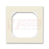 3901H-A05510 17 Rámeček jednonásobný s otvorem 55x55; slonová kost/bílá - Levit, Levit M