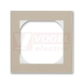 3901H-A05510 18 Rámeček jednonásobný s otvorem 55x55; macchiato/bílá - Levit, Levit M