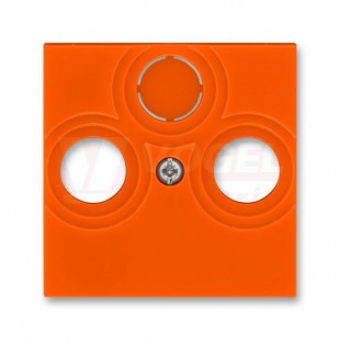 5011H-A00300 66 Kryt zásuvky televizní, rozhlasové (a satelitní); oranžová - Levit, Levit M