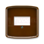 5014A-A00040 H Kryt zásuvky komunikační přímé (pro HDMI, USB, VGA, USB nabíječku); hnědá - Tango