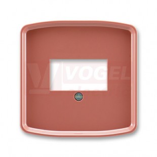 5014A-A00040 R2 Kryt zásuvky komunikační přímé (pro HDMI, USB, VGA, USB nabíječku); vřesová červená - Tango