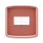 5014A-A00040 R2 Kryt zásuvky komunikační přímé (pro HDMI, USB, VGA, USB nabíječku); vřesová červená - Tango