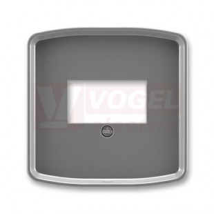 5014A-A00040 S2 Kryt zásuvky komunikační přímé (pro HDMI, USB, VGA, USB nabíječku); kouřová šedá - Tango