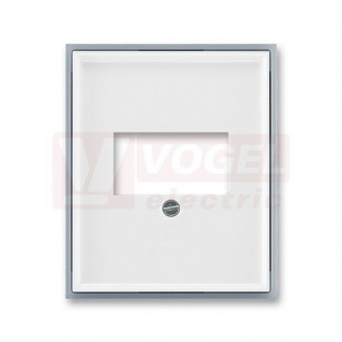 5014E-A00040 04 Kryt zásuvky komunikační přímé (pro HDMI, USB, VGA, USB nabíječku); bílá/ledová šedá - Element