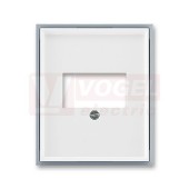 5014E-A00040 04 Kryt zásuvky komunikační přímé (pro HDMI, USB, VGA, USB nabíječku); bílá/ledová šedá - Element