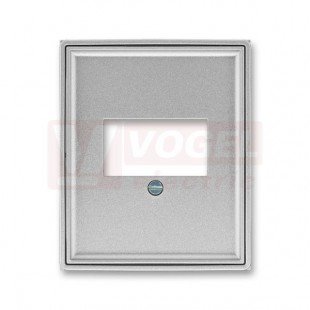 5014E-A00040 08 Kryt zásuvky komunikační přímé (pro HDMI, USB, VGA, USB nabíječku); titanová - Element, Time (Arbo)