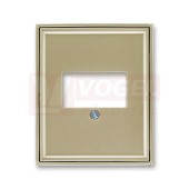 5014E-A00040 33 Kryt zásuvky komunikační přímé (pro HDMI, USB, VGA, USB nabíječku); šampaňská - Element, Time (Arbo)