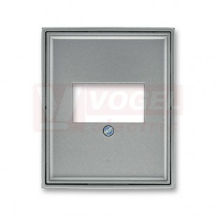 5014E-A00040 36 Kryt zásuvky komunikační přímé (pro HDMI, USB, VGA, USB nabíječku); ocelová - Element, Time (Arbo)