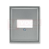 5014E-A00040 36 Kryt zásuvky komunikační přímé (pro HDMI, USB, VGA, USB nabíječku); ocelová - Element, Time (Arbo)
