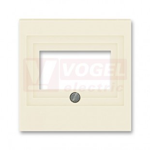 5014H-A00040 17 Kryt zásuvky reproduktorové, komunikační přímé nebo přístroje USB; slonová kost - Levit, Levit M