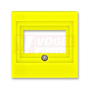 5014H-A00040 64 Kryt zásuvky reproduktorové, komunikační přímé nebo přístroje USB; žlutá - Levit, Levit M