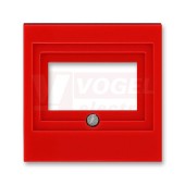 5014H-A00040 65 Kryt zásuvky reproduktorové, komunikační přímé nebo přístroje USB; červená - Levit, Levit M