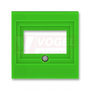 5014H-A00040 67 Kryt zásuvky reproduktorové, komunikační přímé nebo přístroje USB; zelená - Levit, Levit M