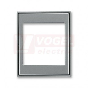 5016E-A00070 36 Kryt přístroje osvětlení s LED, AudioWorld nebo adaptéru Profil 45; ocelová - Element, Time (Arbo)