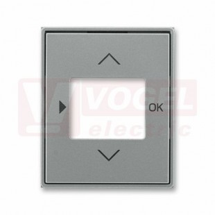 3299E-A40100 36 Kryt časovače nebo ovladače Busch-Timer, snímače kvality vzduchu; ocelová - Element, Time (Arbo)