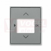 3299E-A40100 36 Kryt časovače nebo ovladače Busch-Timer, snímače kvality vzduchu; ocelová - Element, Time (Arbo)